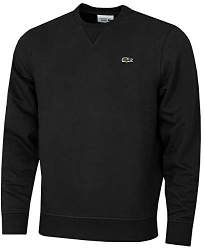 Lacoste Sweatshirt, Homme, SH1505, Noir/Noir, Small 42-44