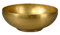 Serene Spaces Living Antique Brass Decorative Bowl, Metal Fruit Basket, for Floating Candles, Flowers, Potpourri, Catchall for Entryway, Dining Table Centerpiece, Home Décor, 4.75 Tall & 12 Diameter