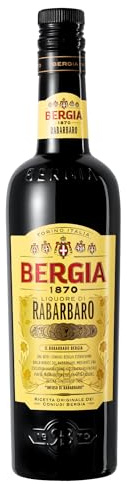 Rabarbaro Bergia 70cl - Ein angenehm bitterer Rhabarberlikör. 16% vol.