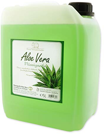 Florex Schafmilchseife Aloe Vera 5 L Flüssigseife Kanister Seife Nachfüllflasche Schafmilch Naturseife