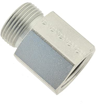 Hochdruck Reduziernippel M 22 x 1,5 (AG) - G 1/2 (IG), Stahl verzinkt 315 bar