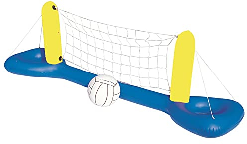 Luoji Pool Volleybal Game Aufblasbares Wasserballspiel Volleyballnetz Aufblasbarer Volleyball Pool Basketball Aufblasbare Pool Spielzeug Floating Volleyball Netz Für Schwimmbad