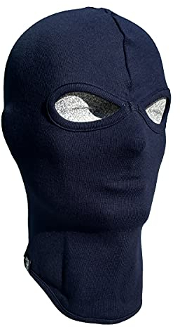 PG Wear Sturmhaube in Navy einfarbig Maske Skimaske Motorradmaske Balaklava Schal Beanie, Einheitsgröße