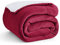 BEDSURE Kuscheldecke - Warm Sherpa Wolldecke & Sofadecke, Flauschig Sofaüberwurf Decke, Dicke Couchdecke, Fleecedecke, Flauschige Wohndecke für Couch, Rot, 130x150 cm