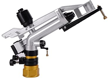 BMINO 1.5inch Weibliche Faden Große Abdeckung Landwirtschaft Bewässerung Sprinkler Abgeordnete Fußballplatz Obstgarten Gewächshaus Park Rasen Watering Gun Gartensprinkler