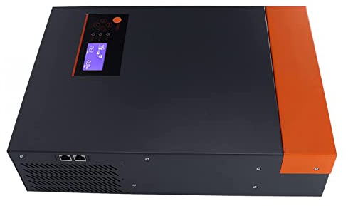 XDLYWUZIQ Hybrid-Wechselrichter, Solar-Wechselrichter mit 3 Phasen, 48 V DC auf 220 V / 230 V MPPT-Controller 80A 5500W, Solar-Wechselrichter mit eingebauter Parallelfunktion für Zuhause