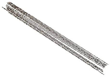 Lame per a Spirale, 12 Pezzi Lame a Nastro per a Traforo Lame per a Spirale Sottile a Traforo con Denti a Spirale Lame per Seghetto Alternativo Assortite per (Lama per 6#)