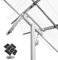 ECO-WORTHY Support Panneau Solaire Tracker Solaire Fixation Panneau Solaire pour Toit, Balcons, Jardin, Maison, Support de suivi à deux axes 40% de puissance en plus
