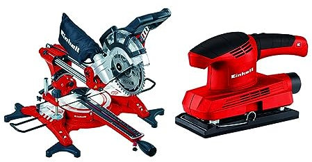 Einhell Ingletadora TC-SM 2131/1 Dual + TH-OS 1520 - Lijadora orbital