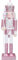 Tadoiooy Rosa Weihnachtsdekorationen, Nussknacker, Nussknacker Weihnachtsdekor 12 Zoll hohe Soldier Nutcracker Figur Glitter Nutcracker Puppenverzierung für Weihnachten Tischpuppenstil11
