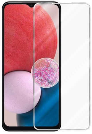 Cadorabo Panzer Schutz Glas für Samsung Galaxy A13 4G - Schutzfolie in Ultra-Klar Hüllen freundlich - Gehärtetes (Tempered) Glas Dipslayschutz Folie in 9H Härte Anti Kratzer