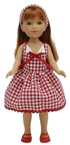 Folk Artesanía Pepa's Puppe 41 cm, Kollektion Vidal Red Dolls, Modell 27