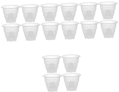ABOOFAN 8 STK Orchideen-Pflanzgefäße Töpfe für Pflanzen Zimmerpflanzentöpfe Pflanzendekor Gärtnerei Topf Blumen Pflanzer Anlage Blumentopf Pflanzschale Container Orchideentopf Plastik
