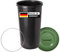 TOPANBIETER 999 Topanbieter999 60 Liter Mülleimer Sack-Ständer Gelber Sack Eimer Müllsackständer mit grünem Deckel - Ring