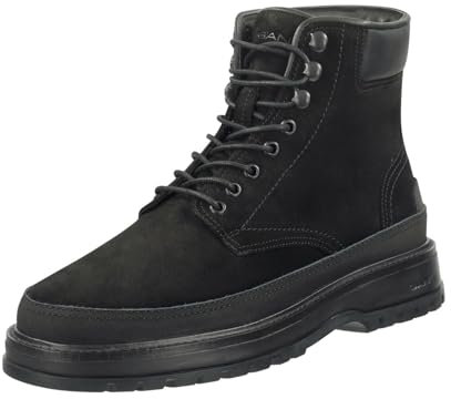 GANT FOOTWEAR Herren CLAFTON Stiefelette, Black, 45 EU