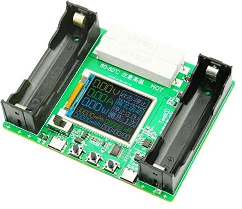 iFutniew 18650 Lithium Battery Capacity Tester Battery Tester Battery Detector Module MAh MWh Type C Digital Battery Power Detector Module 18650 Battery Tester