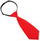 AOZUO Krawatte Halsumfang 30–48 cm, Krawattenlänge 22 cm Krawatte Jungen Krawatte Herren Verstellbare Tie Krawatte Einfarbige Krawatte mit Elastischer Gummizug Weihnachten Kinder Krawatte(Rot)
