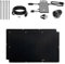 TORNASOL® Kit solaire auto-installable 400 W, x2 panneaux solaires ultra légers et flexibles full black monocristallins de 200 W. Prises par connexion Schuko | Câble MC4, utilisation recommandée pour