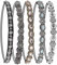 Serre tete Femme Bohême Elastiques Bandeaux avec Cristal Strass Bijoux Mariage Bandes De Cheveux Accessoires pour Filles Décoration 5Pcs