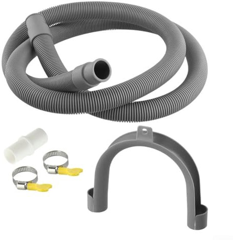Machine Universal Drain Hose Extension Pipe， Tuyau d'évacuation de 5 m/6 m for lave-linge, lave-vaisselle, tuyau d'extension for lave-vaisselle ou lave-linge(5m)