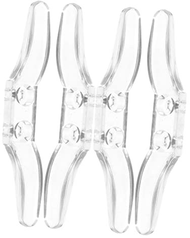 VINTORKY 4sets Ganci Posizionatori Per Tende Rullo Supporti Trasparenti Per Avvolgimento Corda Tende Veneziane Ferma Cordoni Resistente e Leggero Per Catene Verticali e Rullo