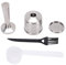 Reusable Coffee Capsule, Stainless Steel Coffee Pod Set Tamper Spoon Reusable Filters for Illy X7 Y3 Y5 Cafe Machine