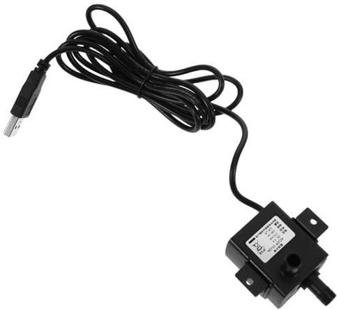 BESPORTBLE Pompe à Eau Submersible Silencieuse Compacte pour Distributeur Eau pour Chat Moteur de Fontaine Miniature Carré pour Aquarium et Animaux de Compagnie