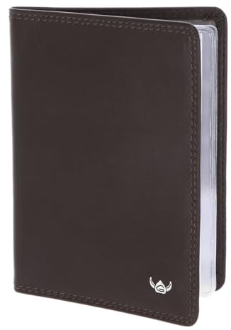 Golden Head Leder Polo RFID Protect Ausweisetui 4488 Dunkelbraun