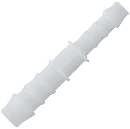 5x Schlauchverbinder Reduzierer 12mm auf 10mm – POM Kunststoff Schlauch Kupplung Gerade | Schlauchreduzierer für Wasser, Luft, Kraftstoff & Industrie