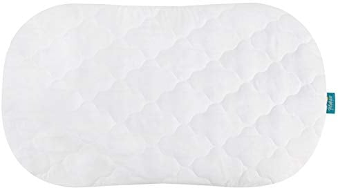 Bassinet Mattress Cover Compatible with Halo Bassinest Swivel Sleeper Bassinet Mattress Only, Waterproof and Soft White