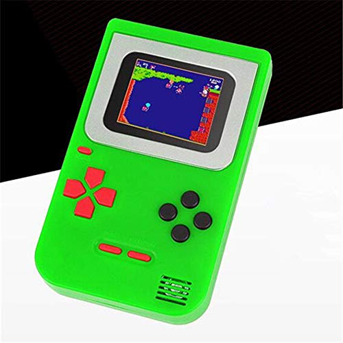 Gameboy Console de Jeu Portable Built-in 268 Jeux Classiques Cadeaux d'anniversaire pour Les Enfants Noël Tetris Pas Cher Zero Ecran Classic (Vert)