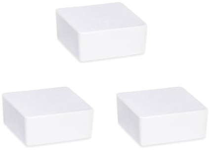 WENKO Nachfüller Raumentfeuchter Mod. Cube, 3er Set 1000 g Granulat-Block, reduziert Schimmel und Gerüche, sofortige Wirkung bis zu 3 Monate, Maße (B x H x T): 12 x 5 x 12 cm, Weiß