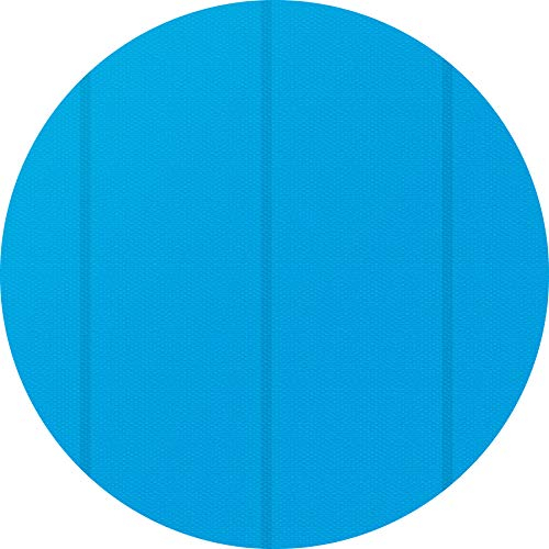 tectake® Poolabdeckung rund, Solarplane Pool, Poolplane rund, Poolzubehör Abdeckplane für Aufstellpool, Pool Garten, Schwimmbecken, Pool Abdeckung mit Noppenfolie als Solar Poolheizung - Ø 455 cm