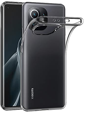 AICEK Hülle Compatible für Xiaomi Mi 11 Transparent Silikon Schutzhülle für Xiaomi Mi 11 Case Clear Durchsichtige TPU Bumper Mi 11 Handyhülle (6,81 Zoll)