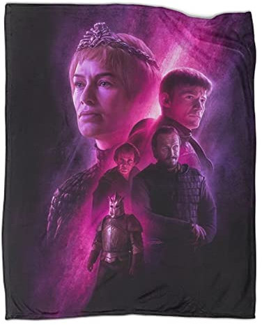 Game of Thrones Kuscheldecken,Decke Auf Mikrofaser, Mother of Dragons 3D-Digitaldruck Kuscheldecke, Flanelldecke, Weich Wohndecke, Sofadecke Decke Für Kinder Jungen Erwachsene 60x80inch(150x200cm)