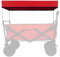 Klappbare Markisenüberdachung für Wagons im Freien, Wagon-Überdachung für zusammenklappbare Wagons, Zubehör für tragbare Trolley-Wagen zum Schieben von Hand, Abdeckung für Outdoor-Garten-Strandwagen