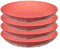 Tiefer Teller 22 cm 4er-Set CLUB PLATE Suppenteller Kunststoff Koralle Koziol