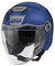 Jethelm Givi 12.5 blau matt DECAL grau Motorradhelm Größe XL