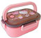 Roffatide Cartoon Cinnamoroll Melody Kuromi Gedruckte All-in-One Bento-Boxen mit Griff Kawaii 4-Punkt Lock Art Lunch Box Container für Lebensmittel Obst Snack G