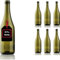 10 PZ - BOTTIGLIA EMILIANA PER VINO E SPUMANTE PROSECCO 750 ML CON PREDISPOSIZIONE TAPPO CORONA 29 MM COLORE UVAG - BOTTIGLIA PER VINI VUOTA PREGIATI PER TAPPI CORONA SUGHERO E PLASTICA