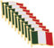 BESPORTBLE 10 Pz Spilla Bandiera Italiana Per Giacca - Distintivi in Ferro Verniciato Per Gadget Italia - Ideali Per Eventi e Festività Nazionali