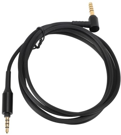 Zunate Cable de Audio Balanceado Macho a Macho de 3,5 Mm a 4,4 Mm, Cable Auxiliar de Audio para Auriculares de 1,5 M, Cable de Repuesto para WH 1000XM5 4 3 WH H900N 1A MDR XB950BT MDR