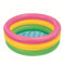 TUANZUN Piscina Hinchable Niños Piscina Inflable Redonda de Verano de 60 cm con diseño de arcoíris, portátil, for niños al Aire Libre, Ideal for el baño de bebés y niños.