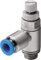 GRLA-1/8-QS-6-RS-D (197581) Drossel-Rückschlagventil Pneumatischer Anschluss 1:QS-6