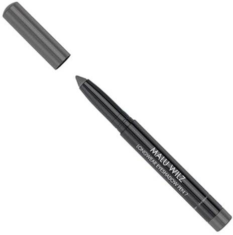 Malu Wilz Longwear Eyeshadow Pen Nr.7 Silver Grey Harmony - Wasserfester Lidschatten Stift mit schimmerndem Finish, Hochpigmentiert, cremig-zarte Textur