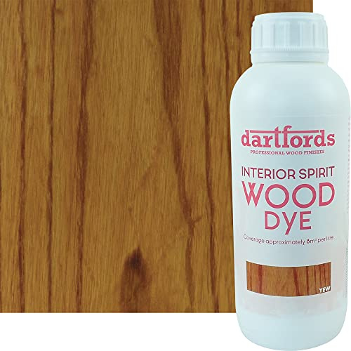 Dartfords RF0077 Yew Interior Spirit Based Wood Dye - 1 Litre Tin
