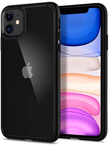 Spigen Ultra Hybrid Hülle Kompatibel mit iPhone 11 -Matte Black
