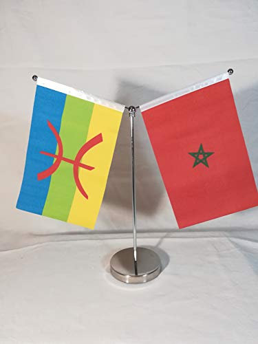 Drapeau de Table/Bureau Flags desk 21x14cm - AMAZIGH BERBER/MAROC