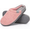 LongBay Damen Hausschuhe mit Memory Foam rutschfeste bequeme Slip-On Pantoffeln Rosa,36-37 EU