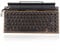 ciciglow 83 Tasten Retro-Schreibmaschinentastatur, Kabellose 2000mA Mechanische Tastatur mit Tablet-Ständer Einstellbare Helligkeit Gaming-Tastatur Mirco USB-Schnittstelle
